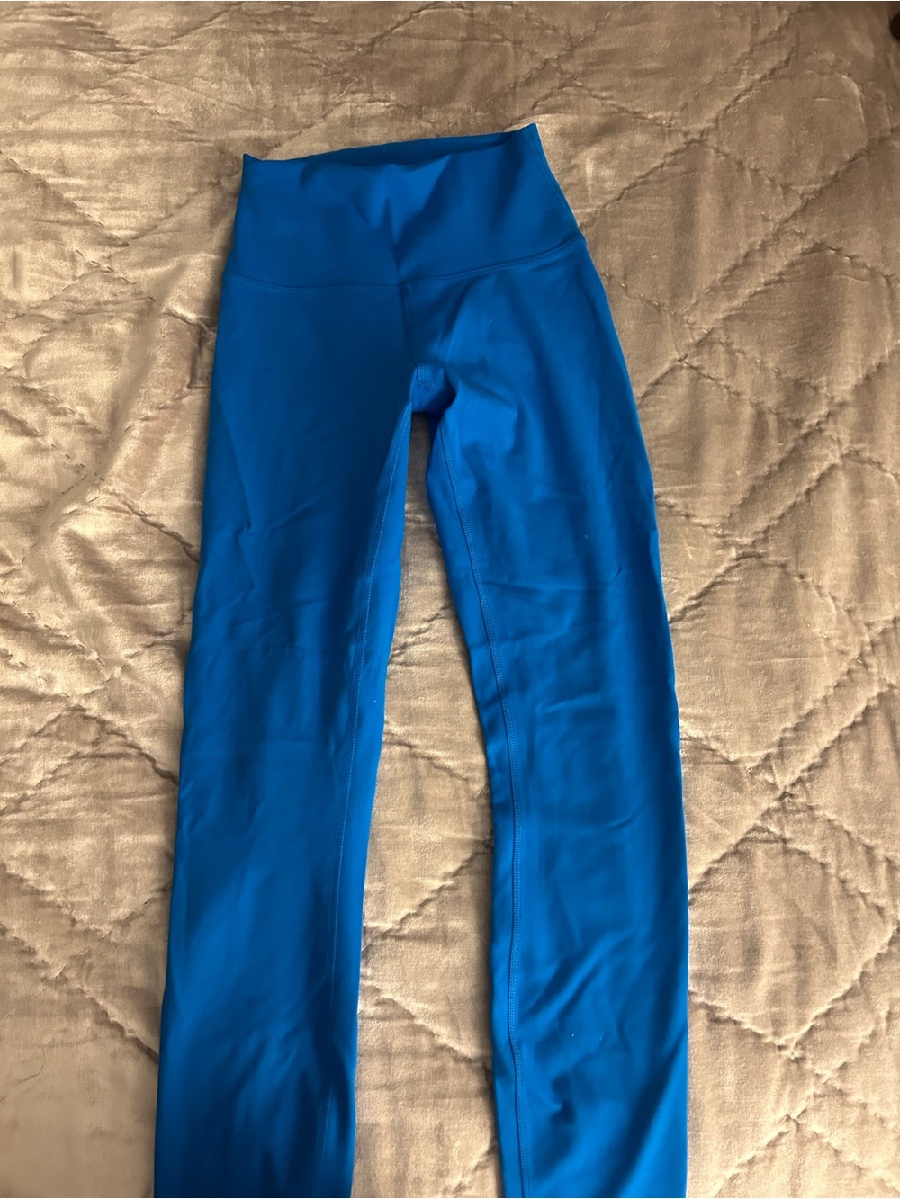 lululemon athletica Bright Blue High-Waisted Leggings